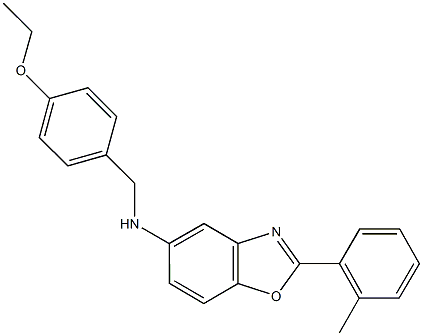 N-(4-ethoxybenzyl)-2-(2-methylphenyl)-1,3-benzoxazol-5-amine Struktur