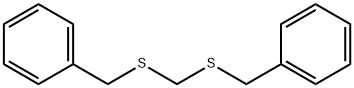 ({[(benzylthio)methyl]thio}methyl)benzene Struktur