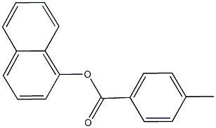 1-naphthyl 4-methylbenzoate Struktur