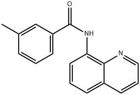 3-methyl-N-(8-quinolinyl)benzamide Struktur