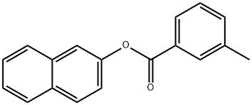 2-naphthyl 3-methylbenzoate Struktur