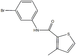 N-(3-bromophenyl)-3-methylthiophene-2-carboxamide Struktur