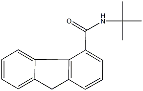 N-(tert-butyl)-9H-fluorene-4-carboxamide Struktur