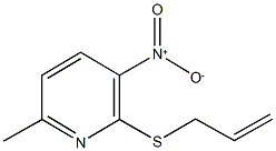 2-(allylsulfanyl)-3-nitro-6-methylpyridine Struktur