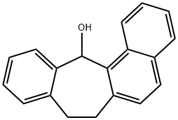 8,13-dihydro-7H-benzo[5,6]cyclohepta[1,2-a]naphthalen-13-ol Struktur