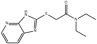 N,N-diethyl-2-(3H-imidazo[4,5-b]pyridin-2-ylsulfanyl)acetamide Struktur