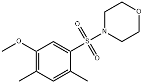 4-[(5-methoxy-2,4-dimethylphenyl)sulfonyl]morpholine Struktur