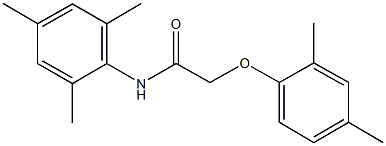 2-(2,4-dimethylphenoxy)-N-mesitylacetamide Struktur