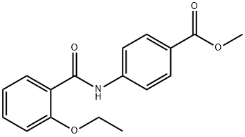 methyl 4-[(2-ethoxybenzoyl)amino]benzoate Struktur