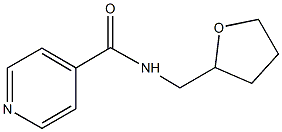 N-(tetrahydro-2-furanylmethyl)isonicotinamide Struktur