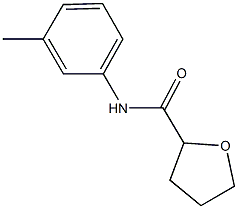 N-(3-methylphenyl)tetrahydro-2-furancarboxamide Struktur