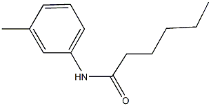 N-(3-methylphenyl)hexanamide Struktur