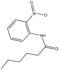 N-{2-nitrophenyl}hexanamide Struktur