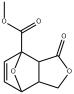 methyl 3-oxo-4,10-dioxatricyclo[5.2.1.0~2,6~]dec-8-ene-1-carboxylate Struktur