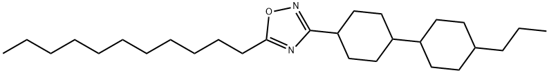 3-(1'-propyl-4,4'-bicyclohexan-1-yl)-5-undecyl-1,2,4-oxadiazole Struktur