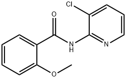 N-(3-chloro-2-pyridinyl)-2-methoxybenzamide Struktur