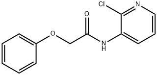 N-(2-chloro-3-pyridinyl)-2-phenoxyacetamide Struktur