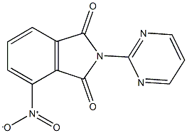 4-nitro-2-(2-pyrimidinyl)-1H-isoindole-1,3(2H)-dione Struktur