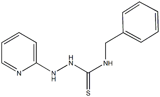 N-benzyl-2-(2-pyridinyl)hydrazinecarbothioamide Struktur