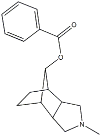 4-methyl-4-azatricyclo[5.2.1.0~2,6~]dec-10-yl benzoate Struktur