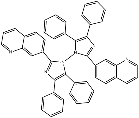 1,1'-bis[4,5-diphenyl-2-(7-quinolinyl)-1H-imidazole] Struktur