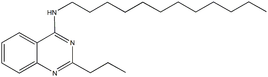 N-dodecyl-2-propyl-4-quinazolinamine Struktur