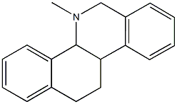 5-methyl-4b,5,6,10b,11,12-hexahydrobenzo[c]phenanthridine Struktur