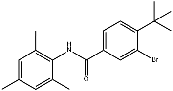 3-bromo-4-tert-butyl-N-mesitylbenzamide Struktur