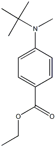 ethyl 4-[tert-butyl(methyl)amino]benzoate Struktur