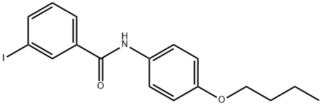 N-(4-butoxyphenyl)-3-iodobenzamide Struktur