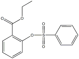 ethyl 2-[(phenylsulfonyl)oxy]benzoate Struktur