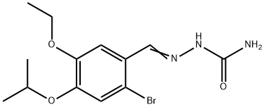 2-bromo-5-ethoxy-4-isopropoxybenzaldehyde semicarbazone Struktur