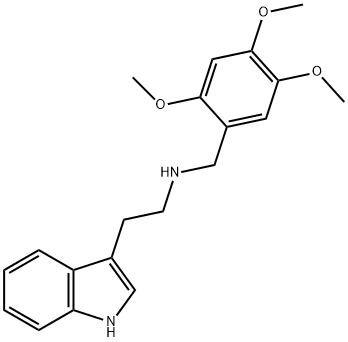 2-(1H-indol-3-yl)-N-(2,4,5-trimethoxybenzyl)ethanamine Struktur