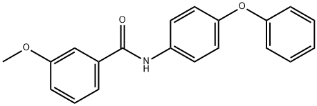 3-methoxy-N-(4-phenoxyphenyl)benzamide Struktur