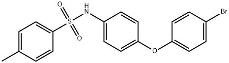 N-[4-(4-bromophenoxy)phenyl]-4-methylbenzenesulfonamide Struktur