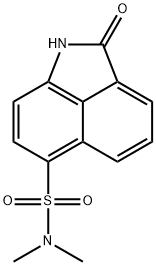 N,N-dimethyl-2-oxo-1,2-dihydrobenzo[cd]indole-6-sulfonamide Struktur