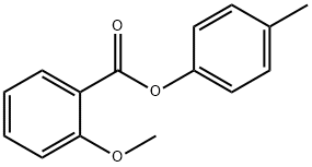 4-methylphenyl2-methoxybenzoate Struktur