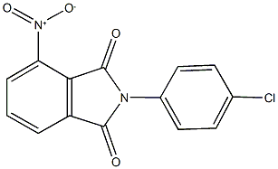 2-(4-chlorophenyl)-4-nitro-1H-isoindole-1,3(2H)-dione Struktur