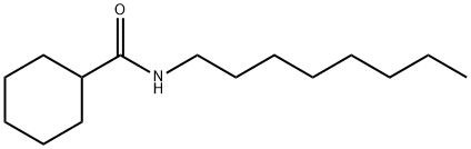 N-octylcyclohexanecarboxamide Struktur