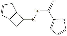 N'-bicyclo[3.2.0]hept-2-en-6-ylidene-2-thiophenecarbohydrazide Struktur