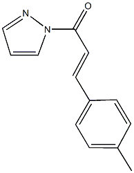 1-[3-(4-methylphenyl)acryloyl]-1H-pyrazole Struktur