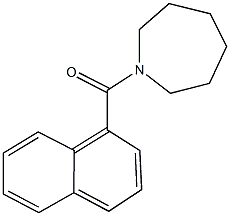 1-(1-naphthoyl)azepane Struktur