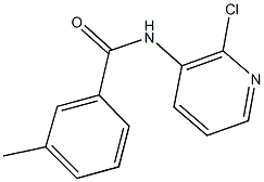 N-(2-chloro-3-pyridinyl)-3-methylbenzamide Struktur