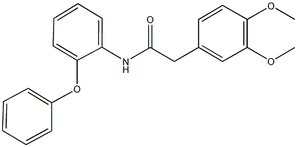 2-(3,4-dimethoxyphenyl)-N-(2-phenoxyphenyl)acetamide Struktur