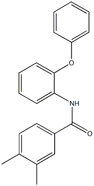 3,4-dimethyl-N-(2-phenoxyphenyl)benzamide Struktur