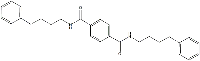 N~1~,N~4~-bis(4-phenylbutyl)terephthalamide Struktur