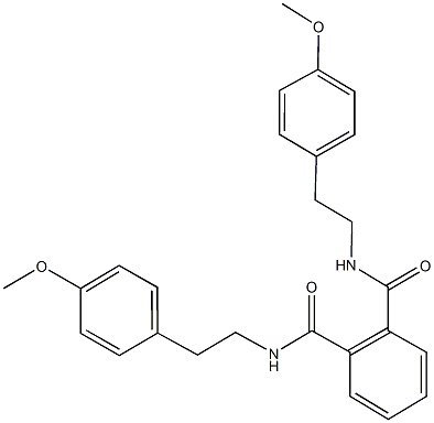 N~1~,N~2~-bis[2-(4-methoxyphenyl)ethyl]phthalamide Struktur