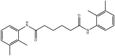 N~1~,N~6~-bis(2,3-dimethylphenyl)hexanediamide Struktur