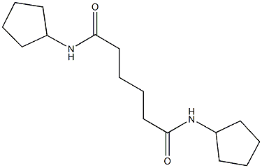 N~1~,N~6~-dicyclopentylhexanediamide Struktur