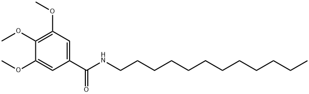 N-dodecyl-3,4,5-trimethoxybenzamide Struktur